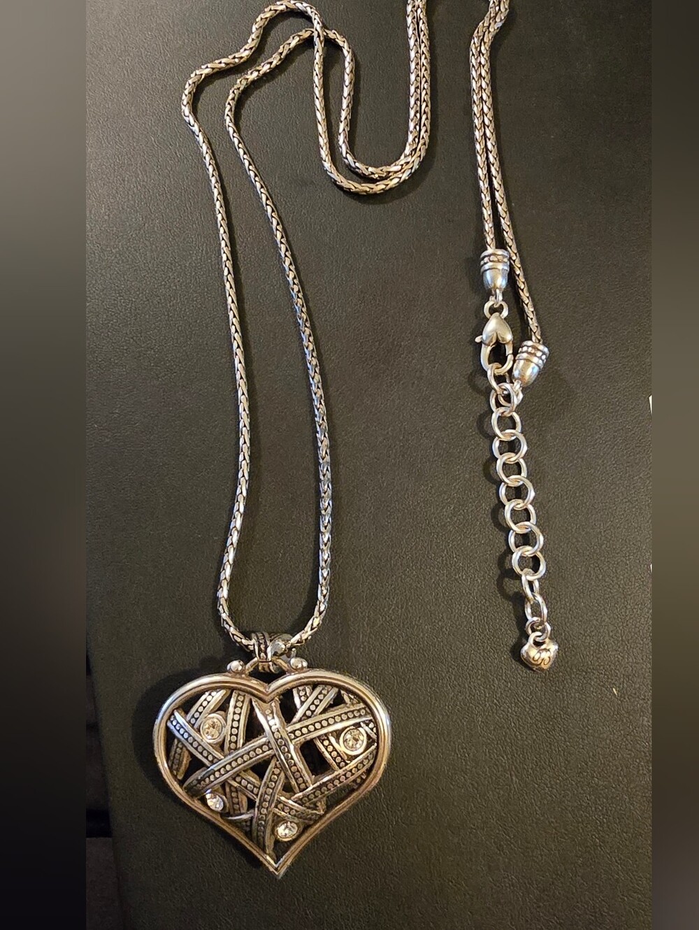Retired Brighton Neptune Points Heart Necklace
